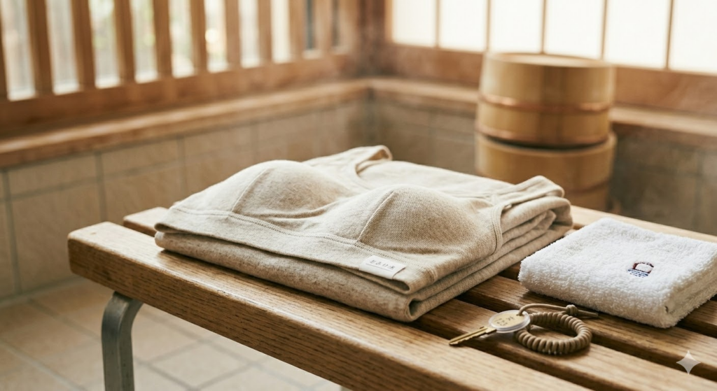 銭湯帰りにおすすめの柔らかいカップ付きインナー