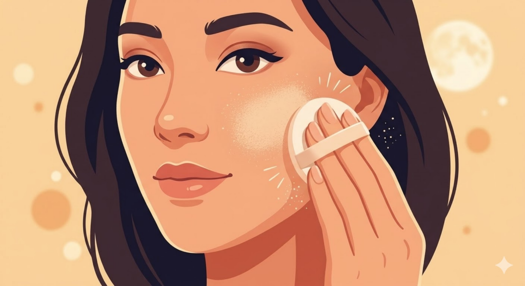 湯上がりの肌に負担をかけないミネラルファンデの塗り方