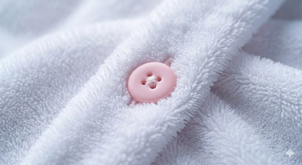 吸水ターバンのマイクロファイバー生地のアップ